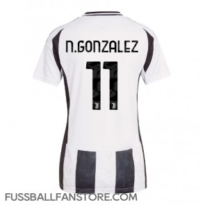 Juventus Nicolas Gonzalez #11 Replik Heimtrikot Damen 2024-25 Kurzarm